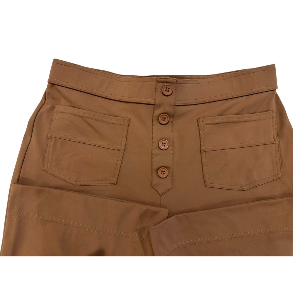 Halara Halo Tek Air Brown Pull On Flat Front size L - Picture 13 of 16